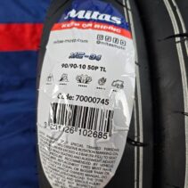 (1) Mitas 90/90-10 50TP MC34 TL S-Racer scooter / mini STREET tire