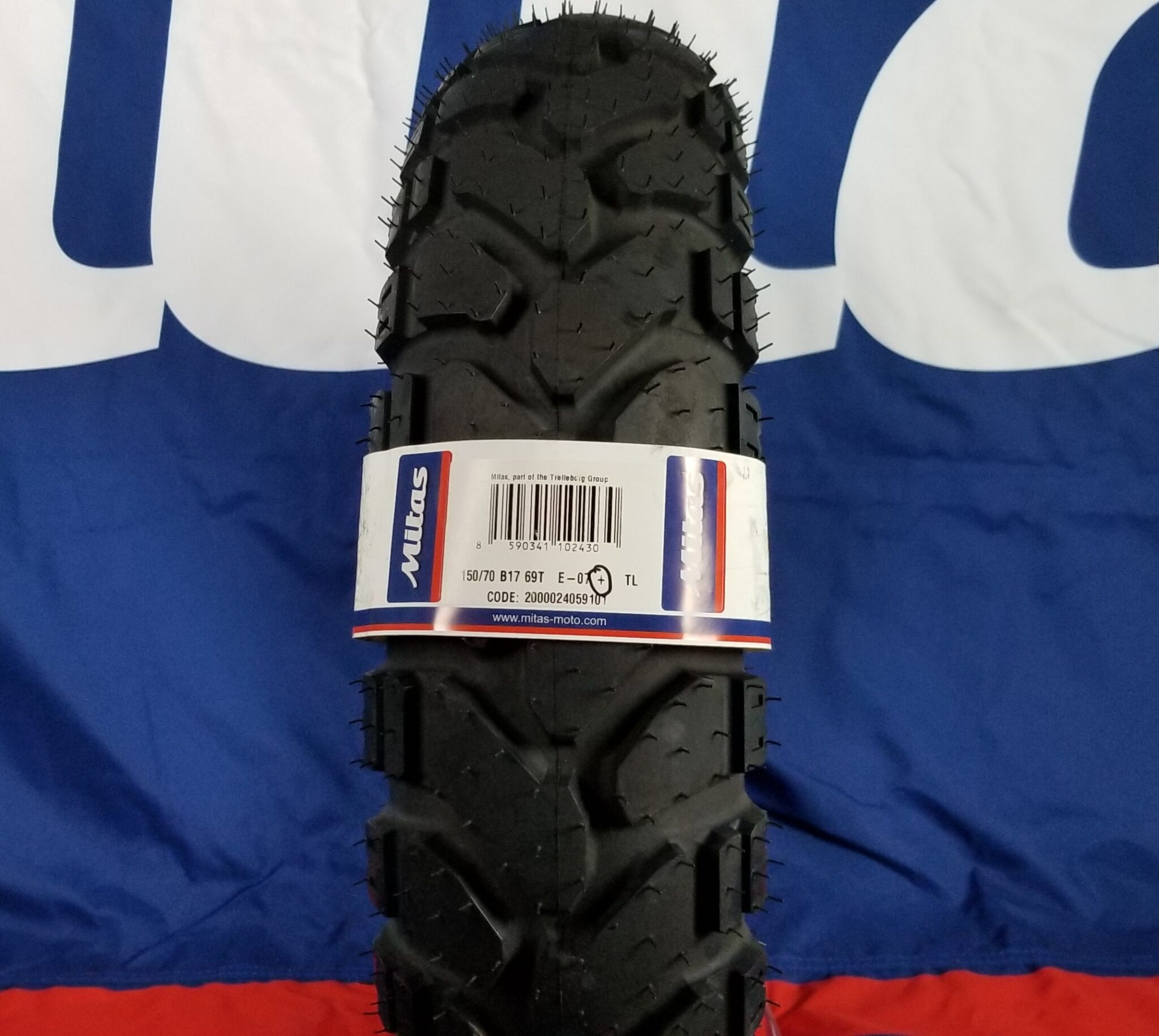 Mitas Dual Sport E07+ Plus Individual Tires 150/7018 on sale GatorRimZ