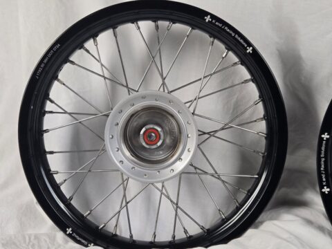 Honda CRF100 XR100 17" built wheels complete with OEM hub, 2.50" , 3.00" and 3.50" widths - Image 2