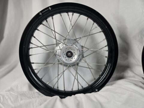 Honda CRF100 XR100 17" built wheels complete with OEM hub, 2.50" , 3.00" and 3.50" widths - Image 3