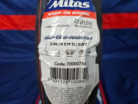 Mitas 3.50-10 51P SOFT MC35 2.0 S-Racer scooter mini race tire - Image 2