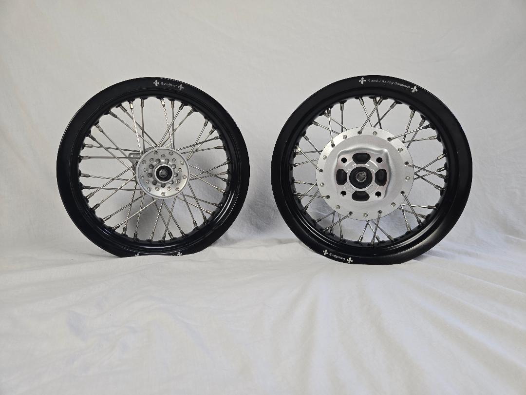 Yamaha TTR125F 12" built wheels complete with OEM hub, 2.15" , 2.50" and 3.00" widths